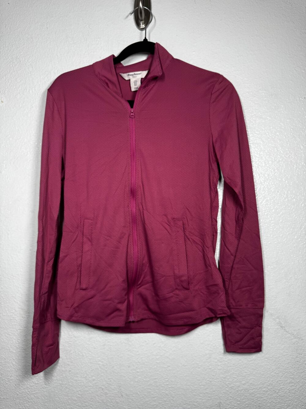 Tommy Bahama Golf Activewear Jacket Pink Sz S Zip Up Golf Tennis